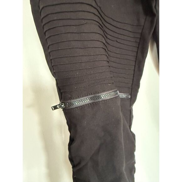 Like an Angel Stretchy Black Joggers with Ruched Legs Sz 2X/drawstring/Pockets - Picture 3 of 4
